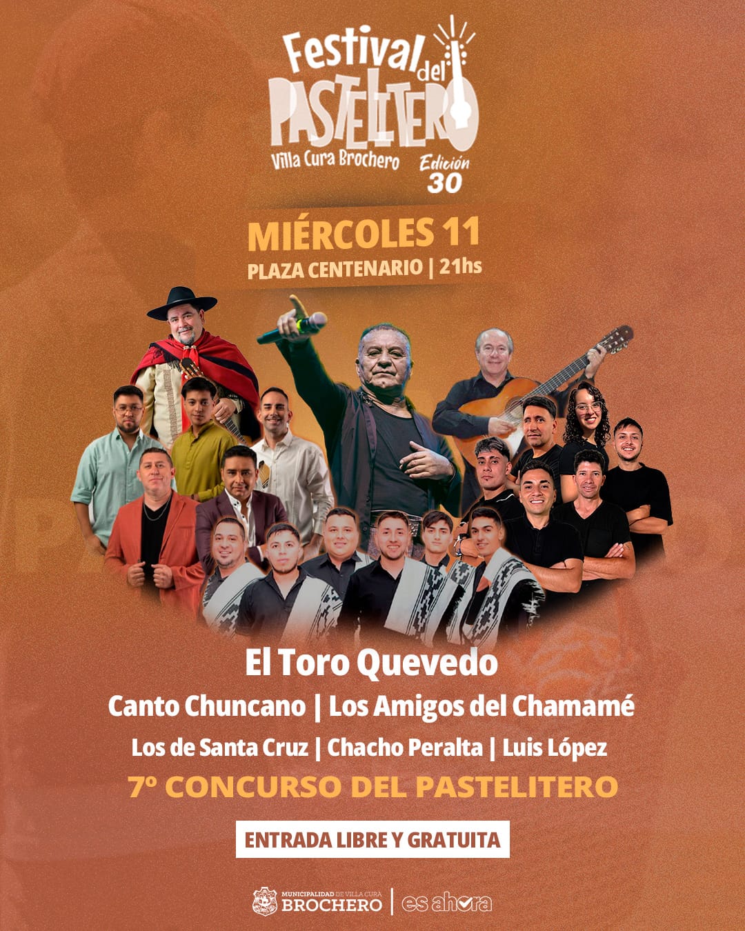La Municipalidad de Villa Cura Brochero invita a vecinos y turistas  a la primera noche del festival del Pastelitero.