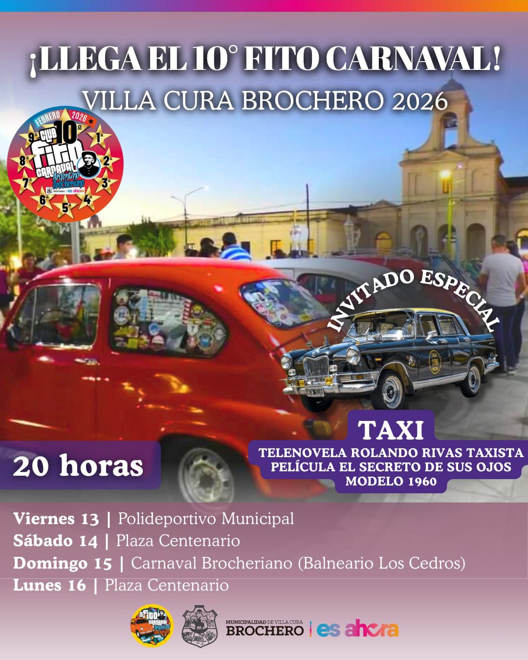 VILLA CURA BROCHERO  SE APROXIMA EL 10º ENCUENTRO FITO CARNAVAL